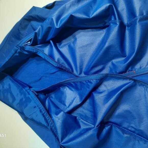 Vintage Tommy Jeans Blue Long Sleeve Shirt Windbreaker Hybrid Zip Sleeves S - Picture 3 of 7